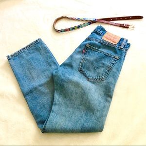 Levi’s 505 Distressed Denim Jeans